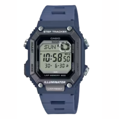 Casio General WS-B1000-2AV Bluetooth Digital Blue Resin Band Men Watch
